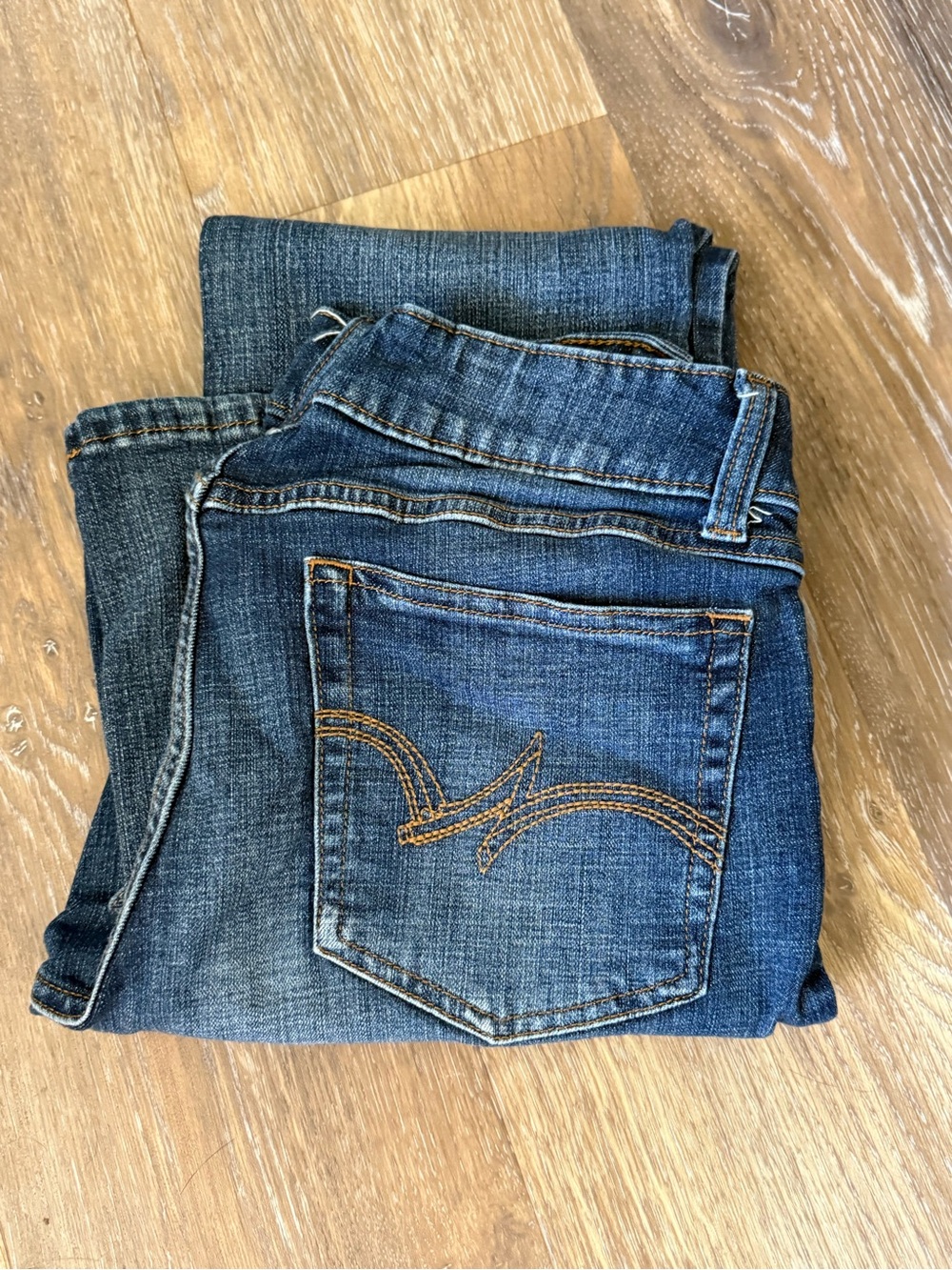 Wrangler Women's Dark Blue Straight Leg Jeans 11/34